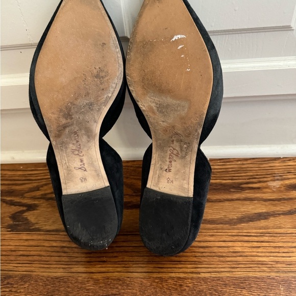 Sam Edelman Rodney d'Orsay Flats Pointed Toe Slip On Suede Chic Classic 8.5 - Picture 4 of 6